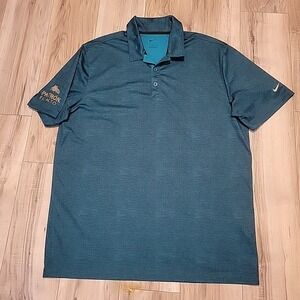 Nike Golf Polo Shirt Mens‎ Large Green Patron El Alto Embroidered  Short Sleeve